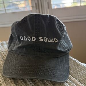 LIMITED EDITION Dark Grey 'Good Squad' Cap by GOOD AMERICAN KHLOE KARDASHIAN